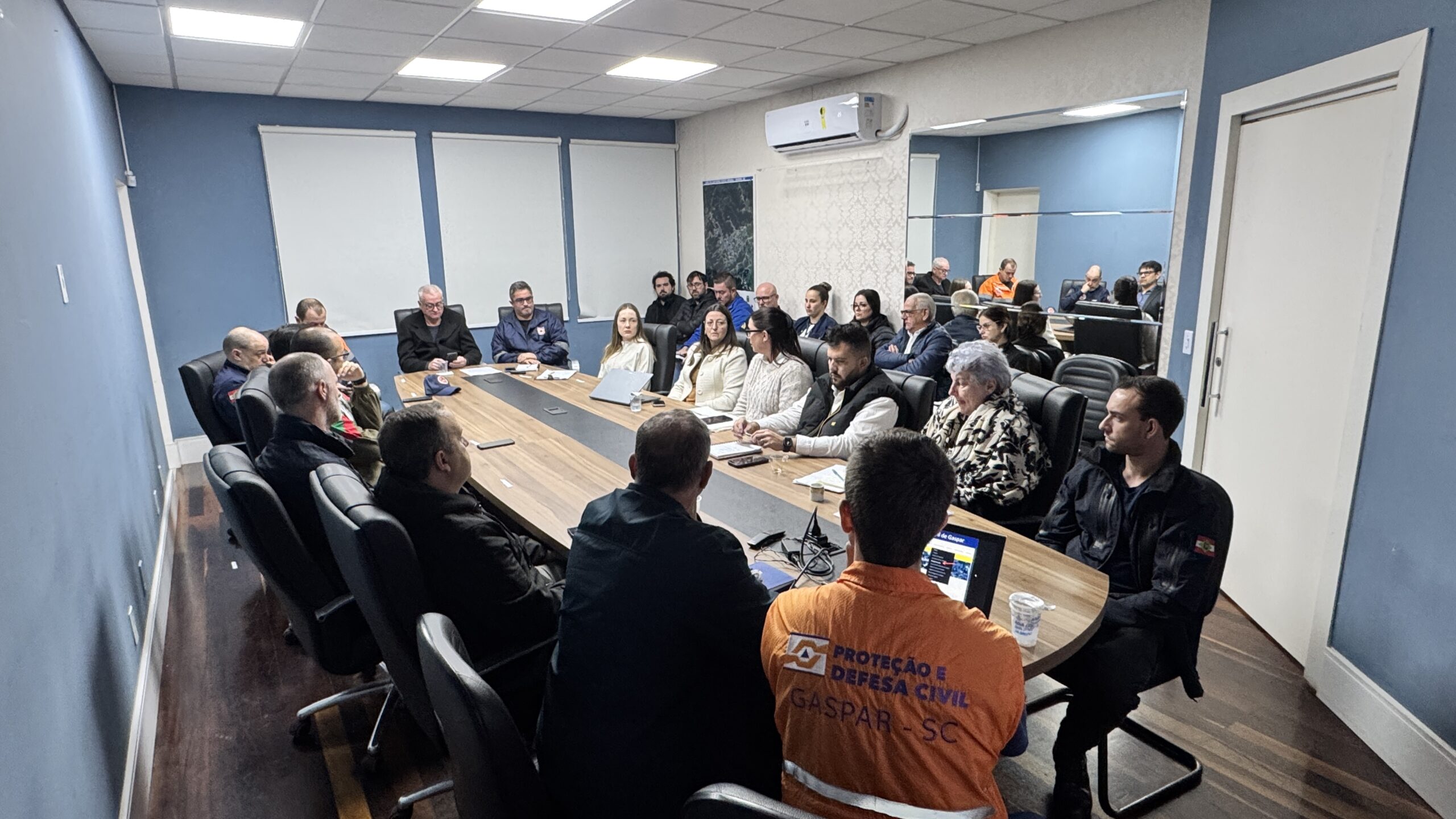 Gaspar fortalece plano de prevenção com integração entre forças de segurança e Estado