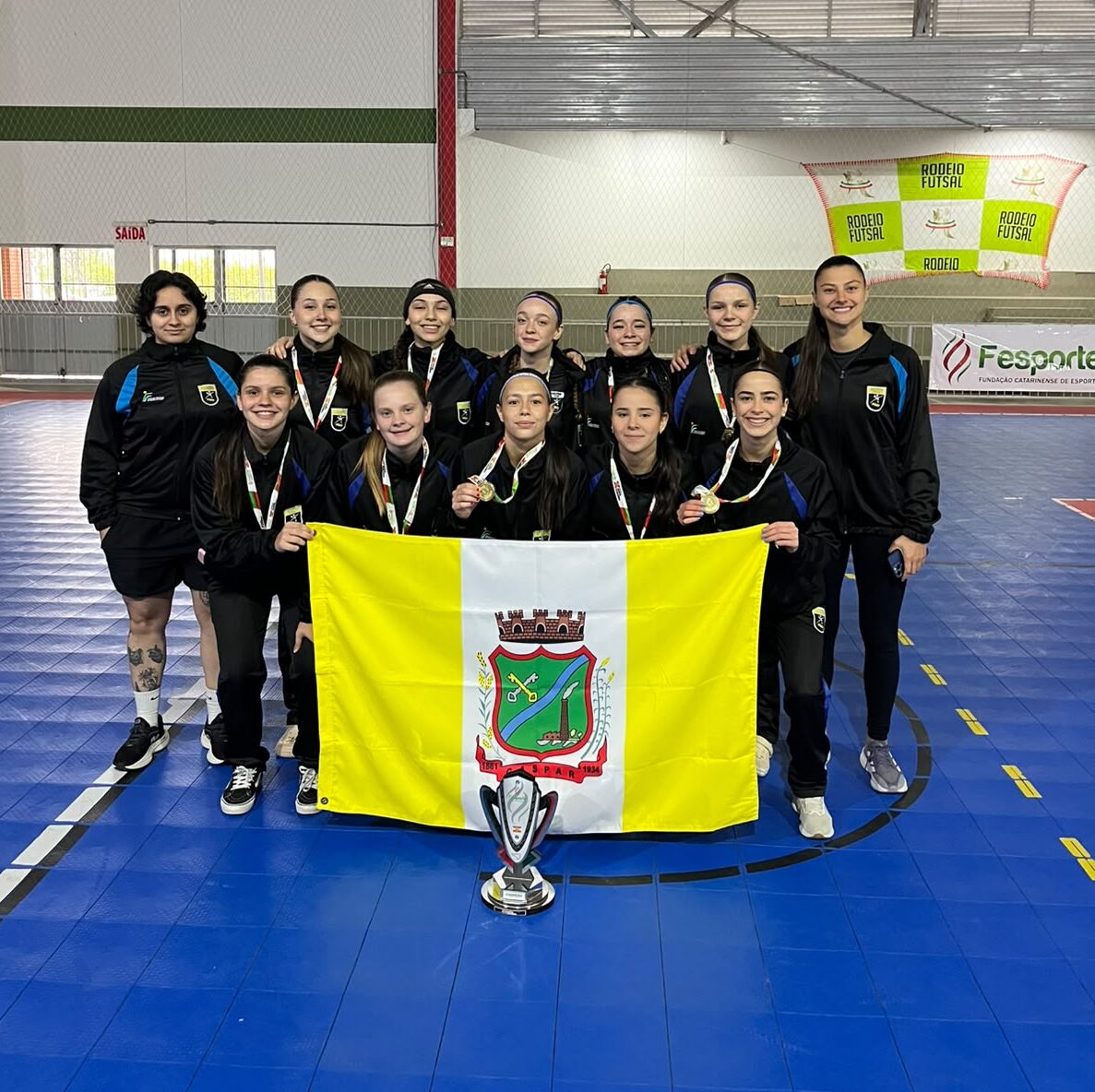 Gaspar é destaque na etapa microrregional da Olesc com duas primeiras colocações e uma vice-campeã
