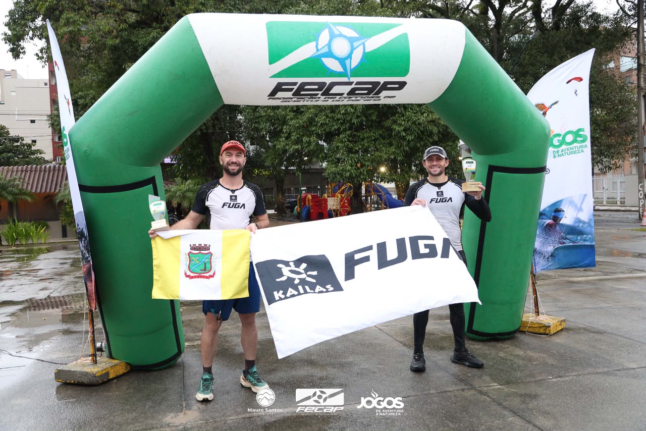 Equipe Kailas Fuga representa Gaspar e conquista título no Campeonato Paranaense de Corrida de Aventura -