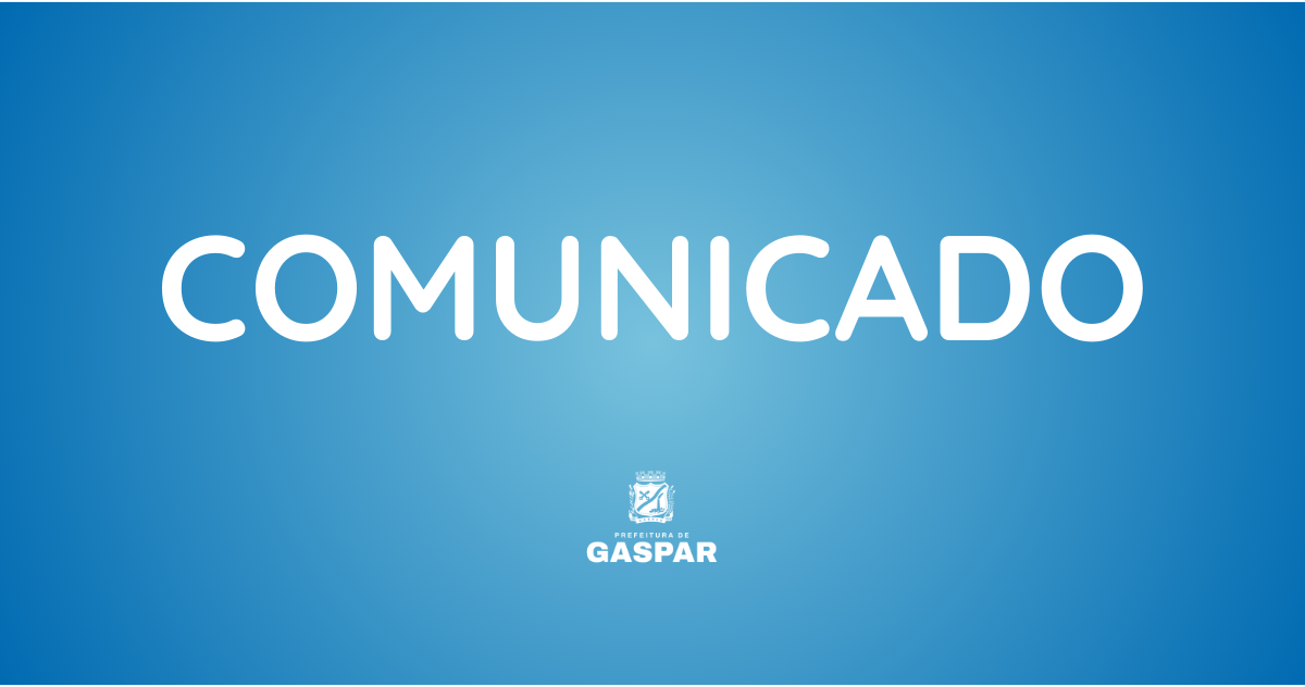 Prefeitura de Gaspar informa mudança na Secretaria de Planejamento Territorial