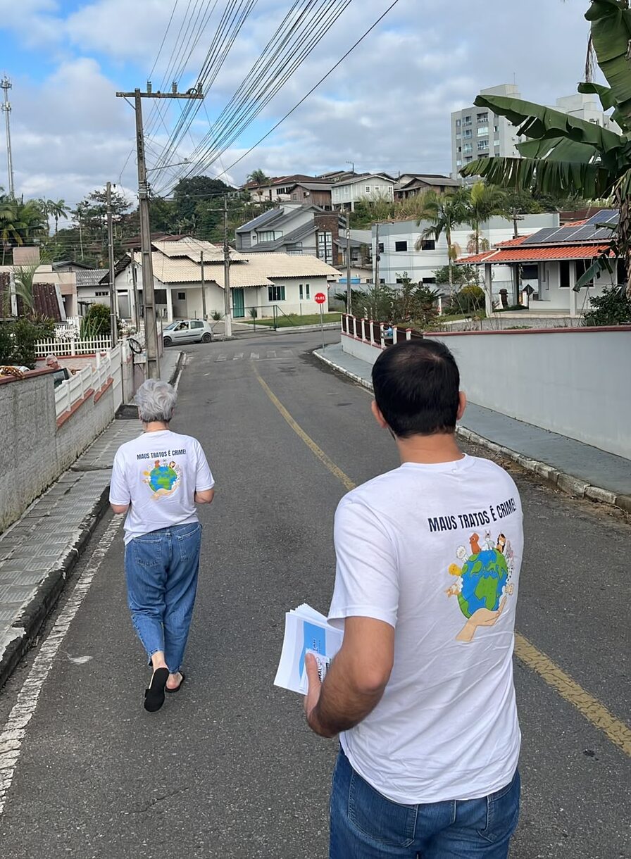 Assistência Social mobiliza comunidade para conscientização sobre o Julho Dourado